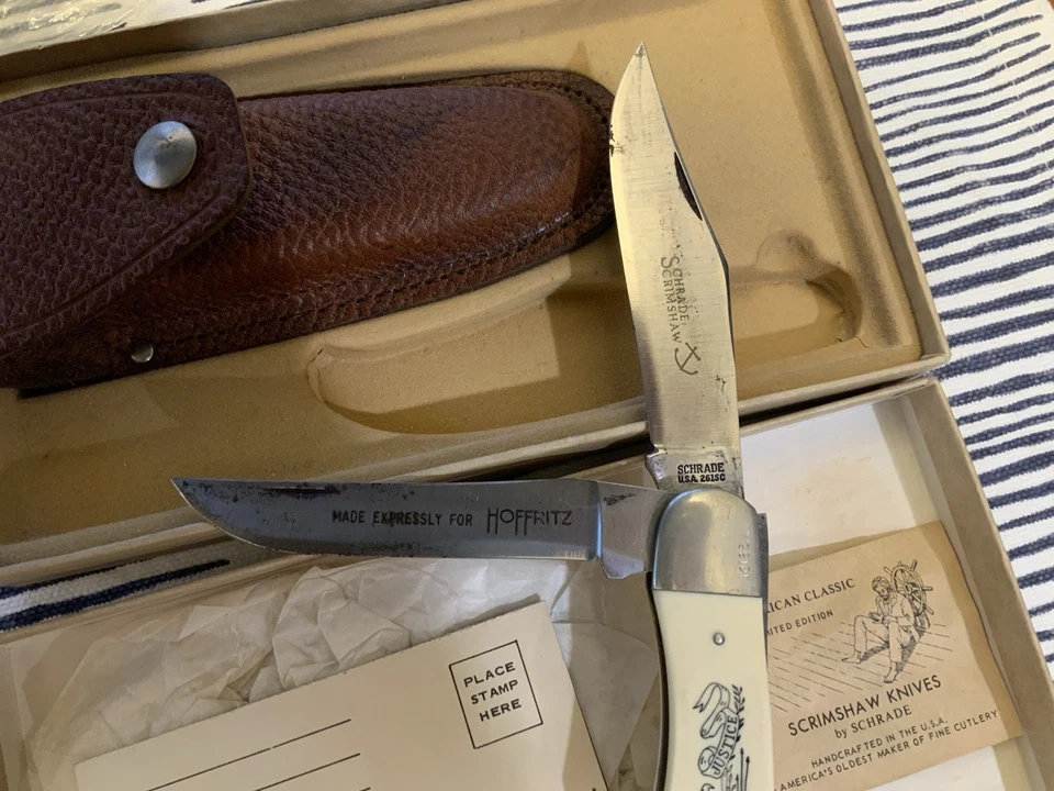 Cuchillo Schrade Scrimshaw  Foto 3 de 4