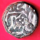 MUGHAL AKBAR AGRA MINT ONE DAM RARE COPPER COIN #JA26