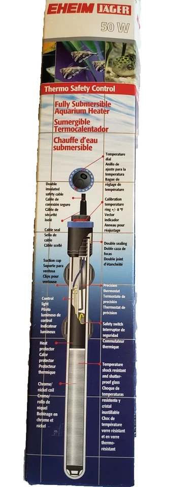 Eheim Jager Trutemp Submersible Aquarium Heater 50 Watts up to 16 gallon tanks - Image 4 of 4