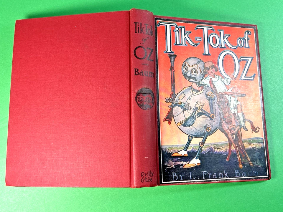 Vintage Tik-Tok of Oz by L. Frank Baum Book B&W Illustrations VG Condition 1914 - Image 2 of 4
