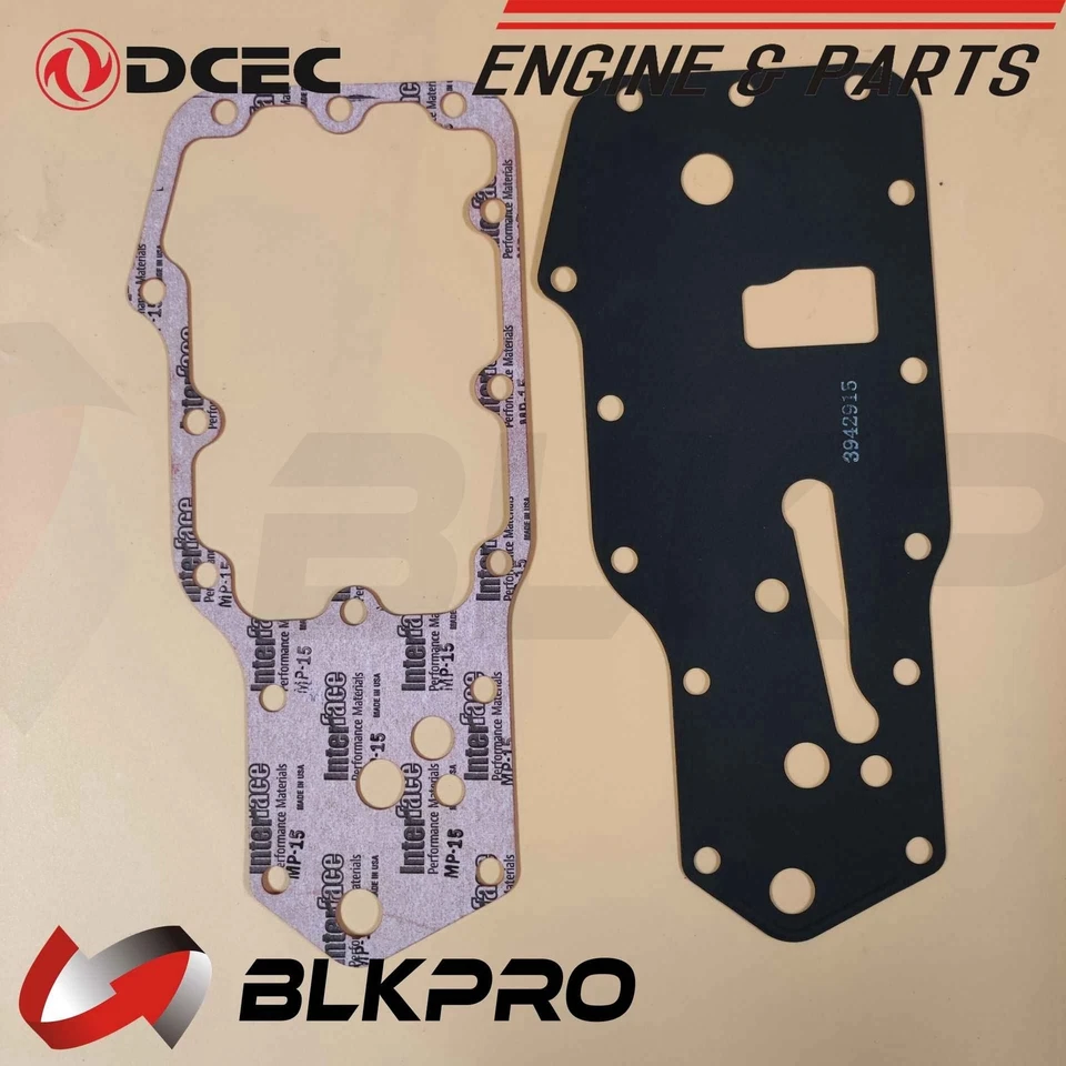 OEM DCEC Oil Cooler Core For Dodge Ram 5.9 Cummins 12V 24V 89-02 W/gaskets - Image 2 of 4