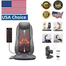 Shiatsu Back Massager with Heat - Adjustable Massage Pad for Ultimate Relaxation