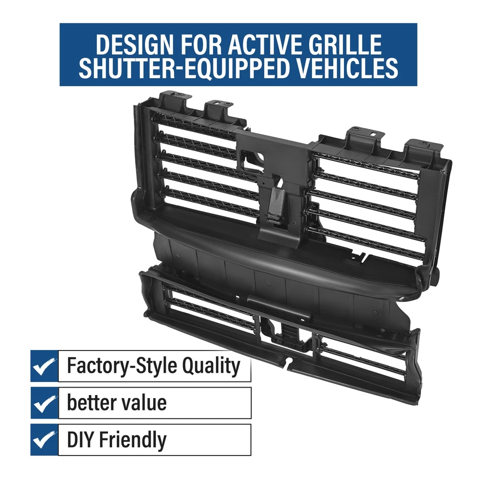 Radiador delantero activo rejilla aire obturador sin motor para Ford Edge 2019-2024 2021 Foto 3 de 4