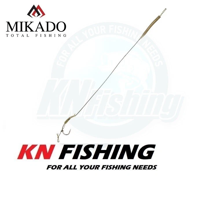 MIKADO CARP RIG Anti Blow Out Rig 23cm Hook No.2 2pcs - Photo 1/1