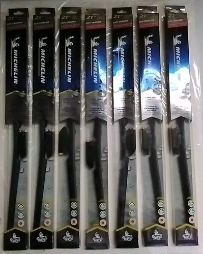 Michelin Optimum+ Premium Beam Curved Beam Windshield Wiper Blades 21" Lot 7 - Picture 1 of 8