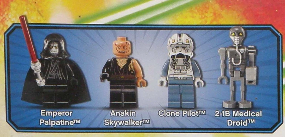 Lego Star Wars 8096 Emperor Palpatine´s Shuttle mit Figuren BA OVP 100% komplett - Bild 2 von 3