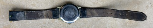 Vintage 70’s Men’s Dreisbach & Sons Cadillac Wristwatch Fossil Band Leather READ - Picture 10 of 13