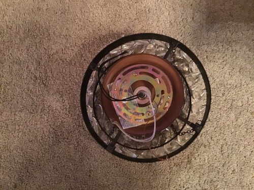 VINTAGE GLASS TEARDROP PRISM WATERFALL LIGHT FIXTURE CHANDELIER WITH 5 TIERS - Picture 12 of 13