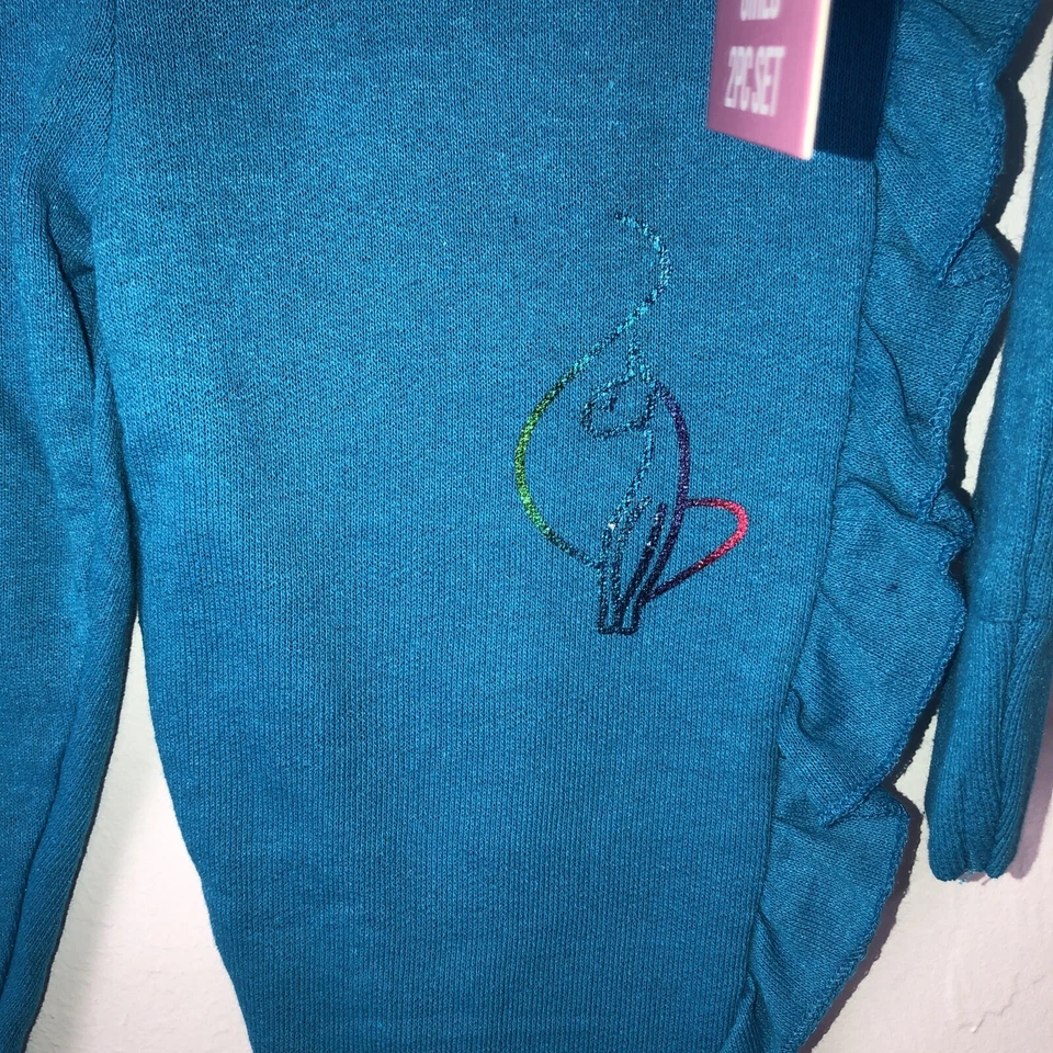 Baby phat 美丽舒适 3T 女孩裤子和毛衣套装全新带标签(A) — 第 2/4 张图片