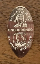 President Trump 2024 What Can Be Unburdened - Elongated Cent/ Coin Surviver