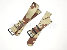 JaysAndKays® Chocolate Chip Desert Storm Camo Camo Nylon Strap Classic 20mm 22mm