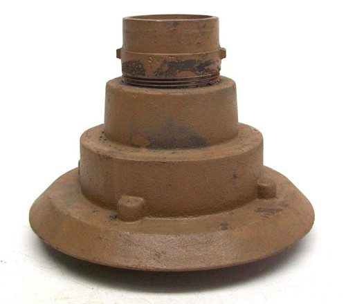 JAY R SMITH 2000 SERIES FLOOR DRAIN BODY 10 1/2" OD FOR ADJUSTABLE STRAINER KB - Picture 4 of 7