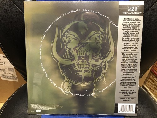 NEW HMV 1921 CENTENARY EDITION MOTORHEAD OVERNIGHT SENSATION GREEN SMOKE VINYL - Picture 3 of 3