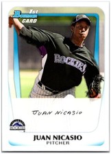 2011 Bowman Prospects #BP46 Juan Nicasio - FREE SHIPPING!