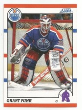 GRANT FUHR 1990-91 SCORE CARD NM-MT+ CONDITION
