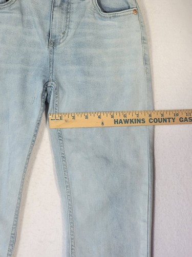 Levi’s 502 Regular Taper Stretch Jeans Size 12 Reg 26 X 27 BOYS OR GIRLS - Picture 7 of 10