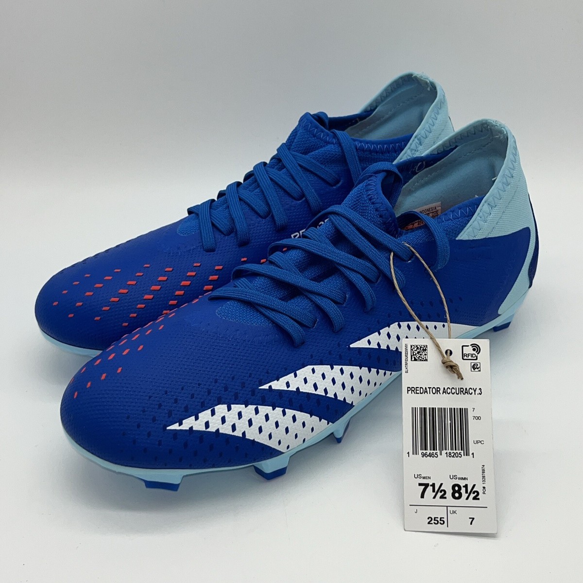 Adidas Predator Accuracy.3 FG Soccer Shoes (GZ0026) Men's 7.5 / Women's 8.5 NEW Adidas Predator Accuracy.3 FG Soccer Shoes (GZ0026) Men's 7.5 / Women's 8.5 NEW