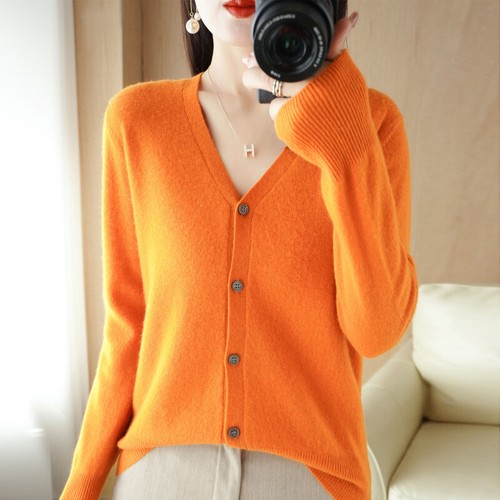 Damen Herbst und Winter lose Übergröße Strickjacke Pullover Jacke Mode - Bild 18 von 43