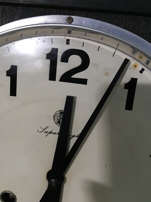 Vintage Mid-Century Aichi Tokei Wood 30-Day Wall Clock MCM JAPAN