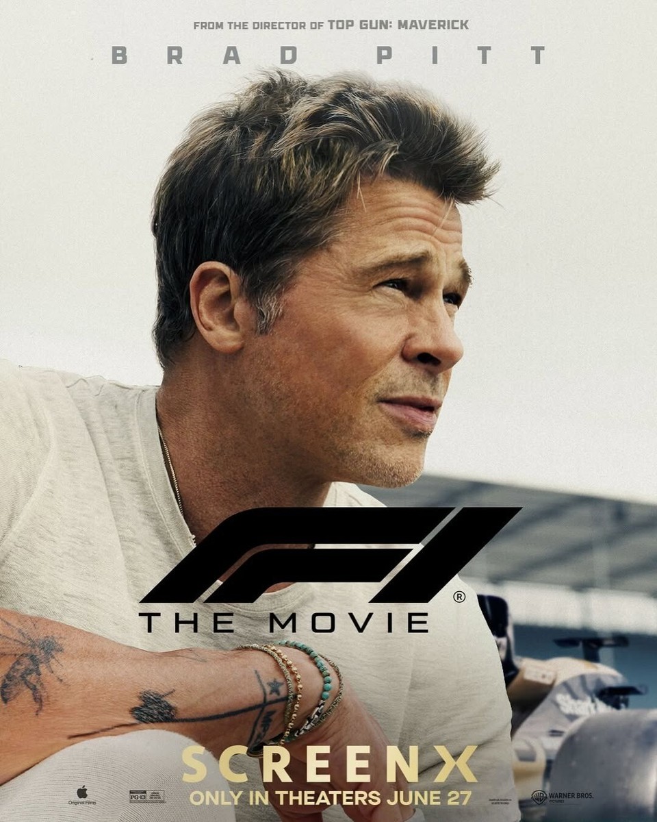 F1 Brad Pitt 50x70cm 2枚セット ポスター brad pitt updates on X: 