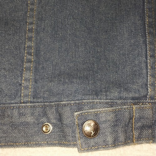 Authentische NRA Denim Jeansjacke verdecktes Tragen Druckknopf Made in USA Herren Größe XL - Bild 8 von 10