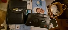 Vivitar PS420 35mm Film Focus Free / Motor / Switchable Panorama Camera Black