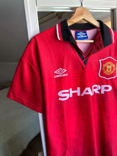 MANCHESTER UNITED 1994/1995/1996 HOME FOOTBALL SHIRT JERSEY UMBRO