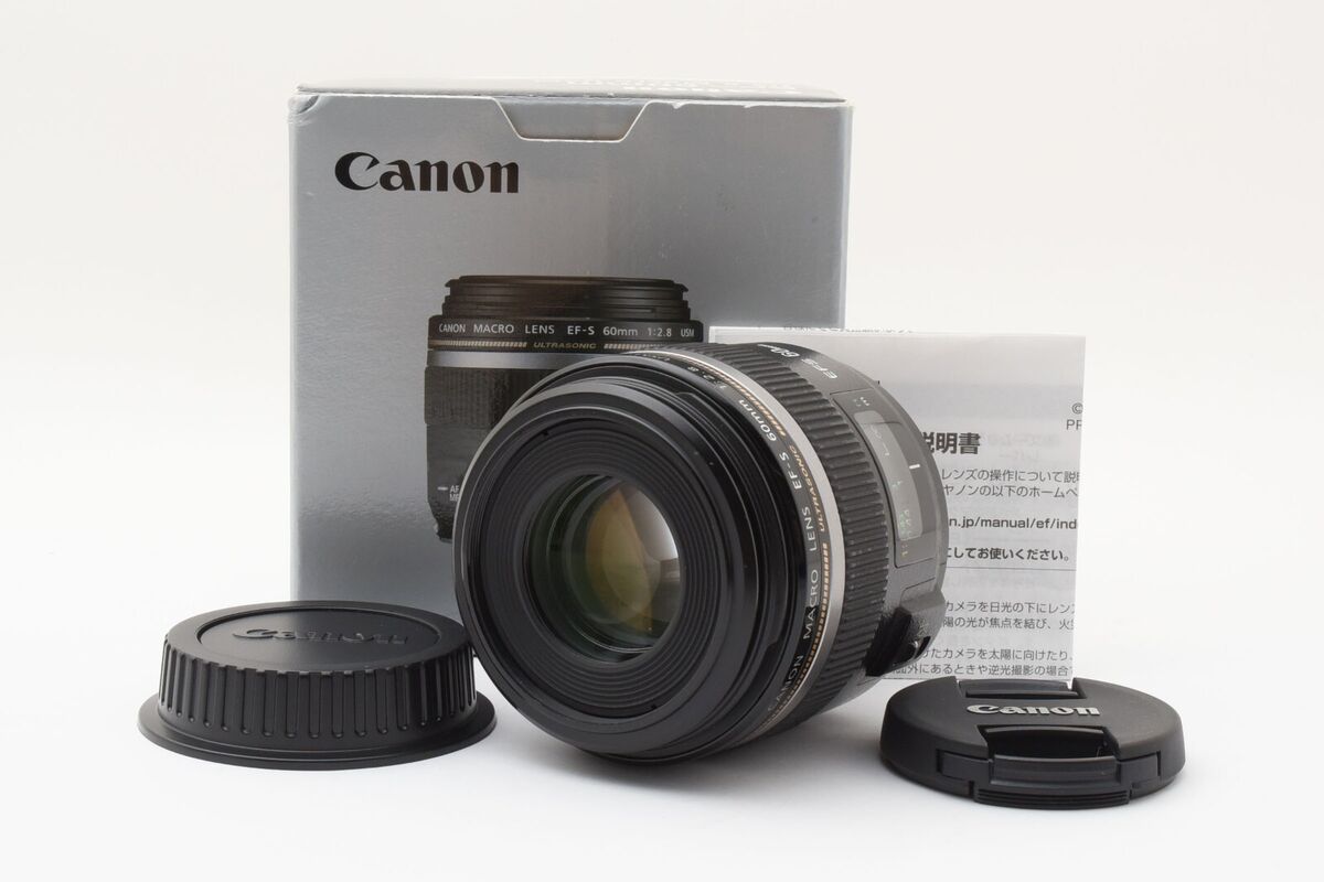 Canon EF-S 60mm F/2.8 USM Macro Prime Lens w/Box Canon EF-S 60mm F/2.8 USM Macro Prime Lens w/Box