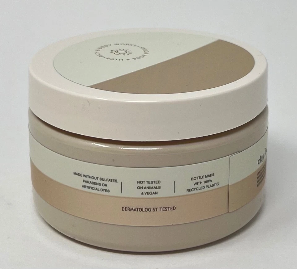 3 NEW BATH & BODY WORKS CLAY FACE MASK KAOLIN CLAY VITAMIN E TREATMENT 5 OZ - Image 4 of 4