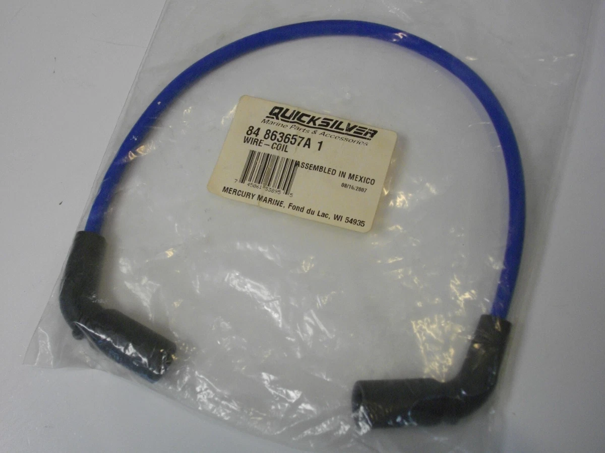 Mercury Marine Quicksilver MerCruiser 84-863657A1 Coil Wire Cable  