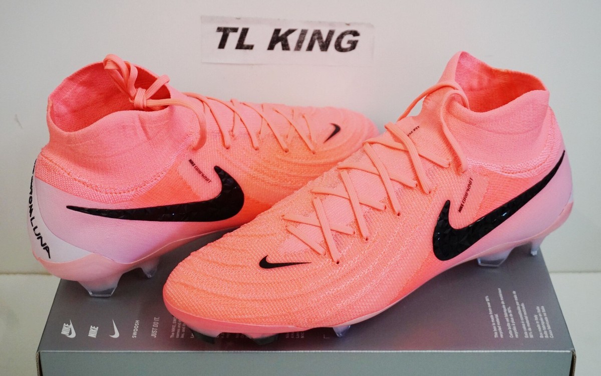 Nike Phantom Luna II Elite FG Soccer Cleats Pink Foam Nike Phantom Luna II Elite FG Soccer Cleats Pink Foam