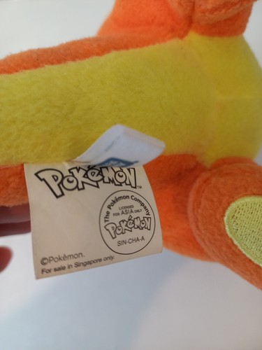 Pokemon Company Charmander Plush Official Toy 22cm Takara Tomy Nintendo Changi - Picture 7 of 8