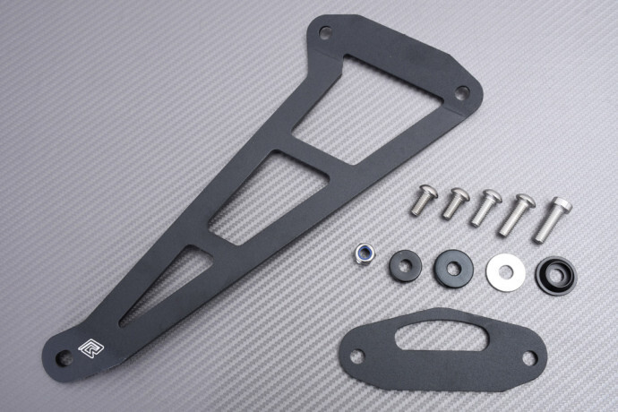 Fixation d'échappement antibruit en alu pour KTM RC 390 et RC 125 éliminant les vibrations