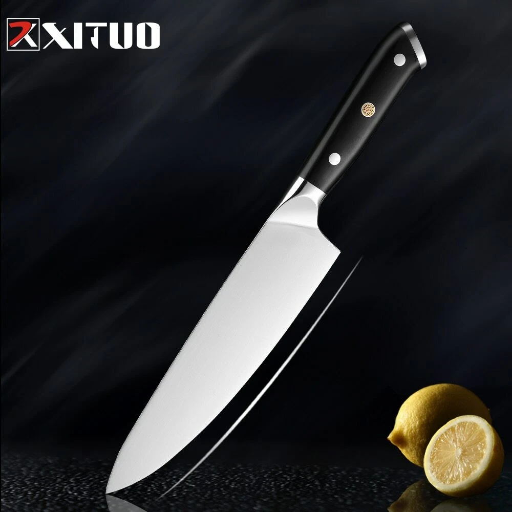New High Carbon Stainless Steel Kitchen Knife Home Cooking Chef Knife for All.