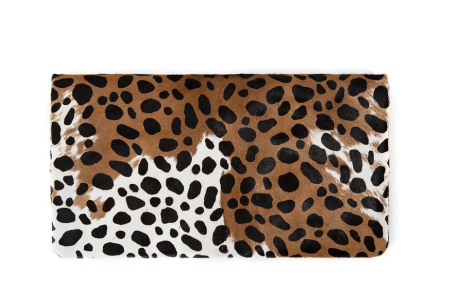 Claire V Foldover Clutch Leopard eBay