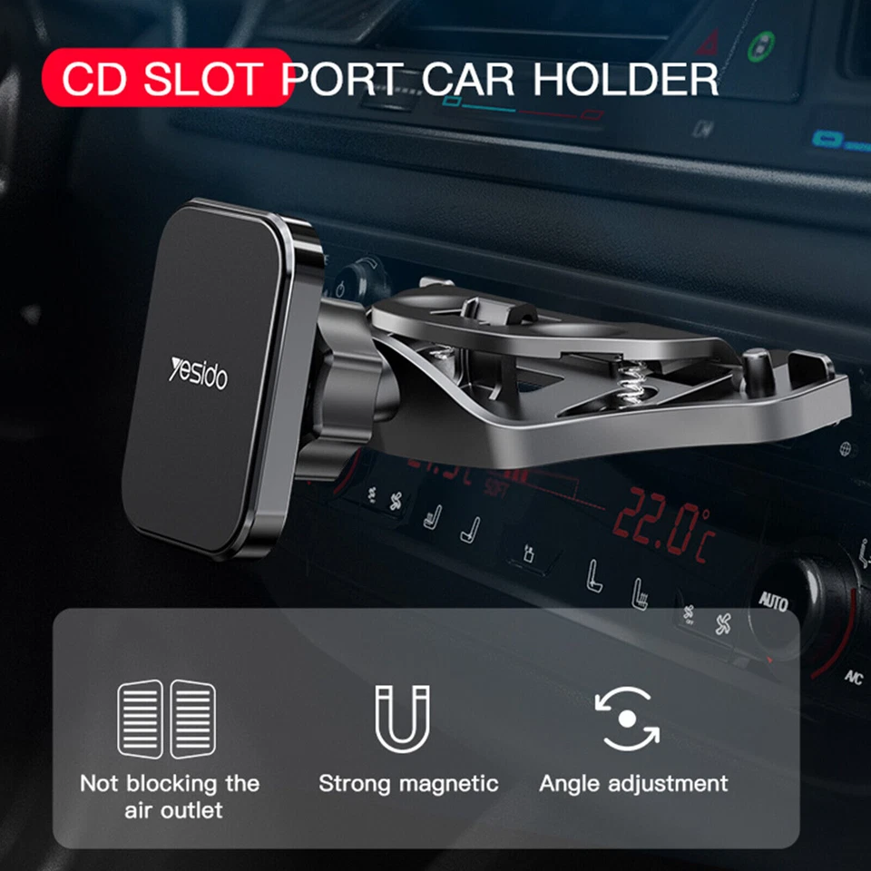 NEW 360º Magnetic Car CD Slot Air Vent Mount Holder Stand Cradle For Phone GPS - Image 2 of 4