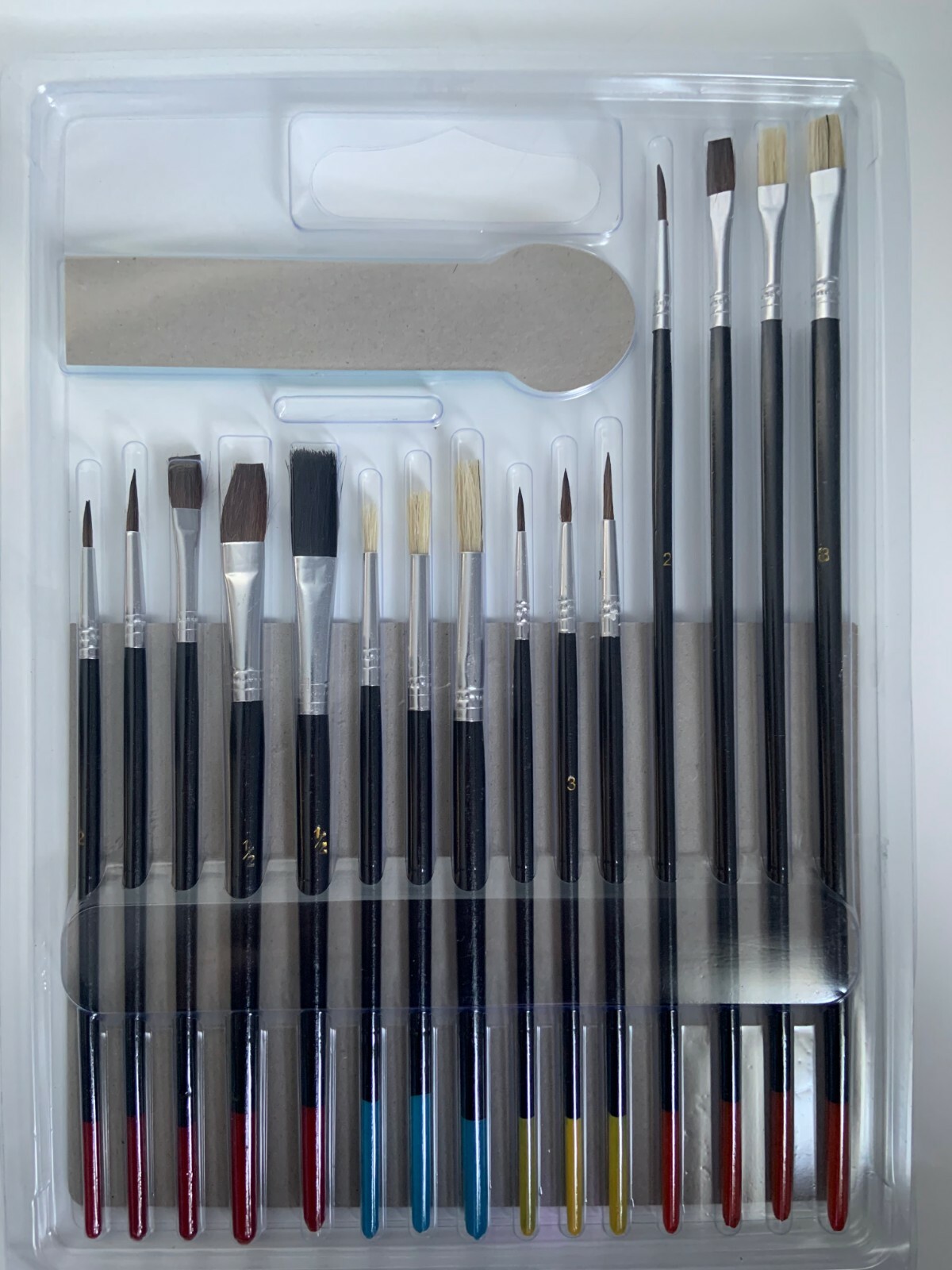 Artist paint touch up brushes pack of 15 assorted sizes eBay