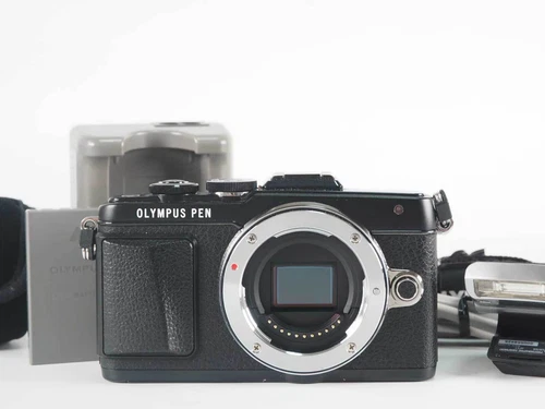 Olympus Pen Lite E-PL7 16.0MP Digital Camera Black 3842 shots [Near Mint] #Z4849