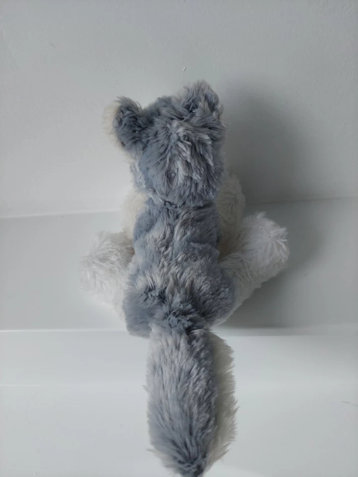 Webkinz Husky Dog 8" HM120 Plush Stuffed White Gray Puppy Ganz No Code Soft Toy - Image 3 of 4