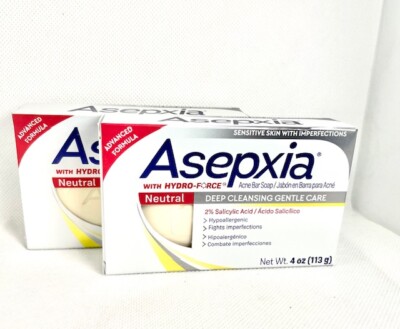 Asepxia Neutral Deep Cleansing Gentle Care ( 2 Pack ) 4 each/ Jabon en Barra par