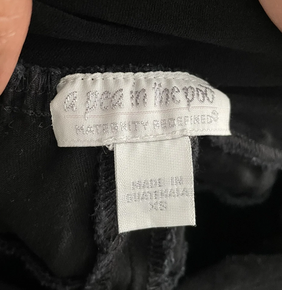 A PEA IN THE PODD OVER BELLY BI-STRETCH SKINNY LEG MATERNITY PANTS SIZE XS - Image 3 of 3