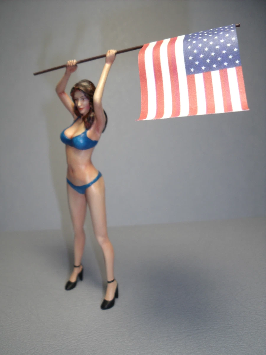 FIGURINE 1/18 GIRL LILI VROOM NOT PEINT FOR KYOSHO MINICHAMPS CMR NOREV