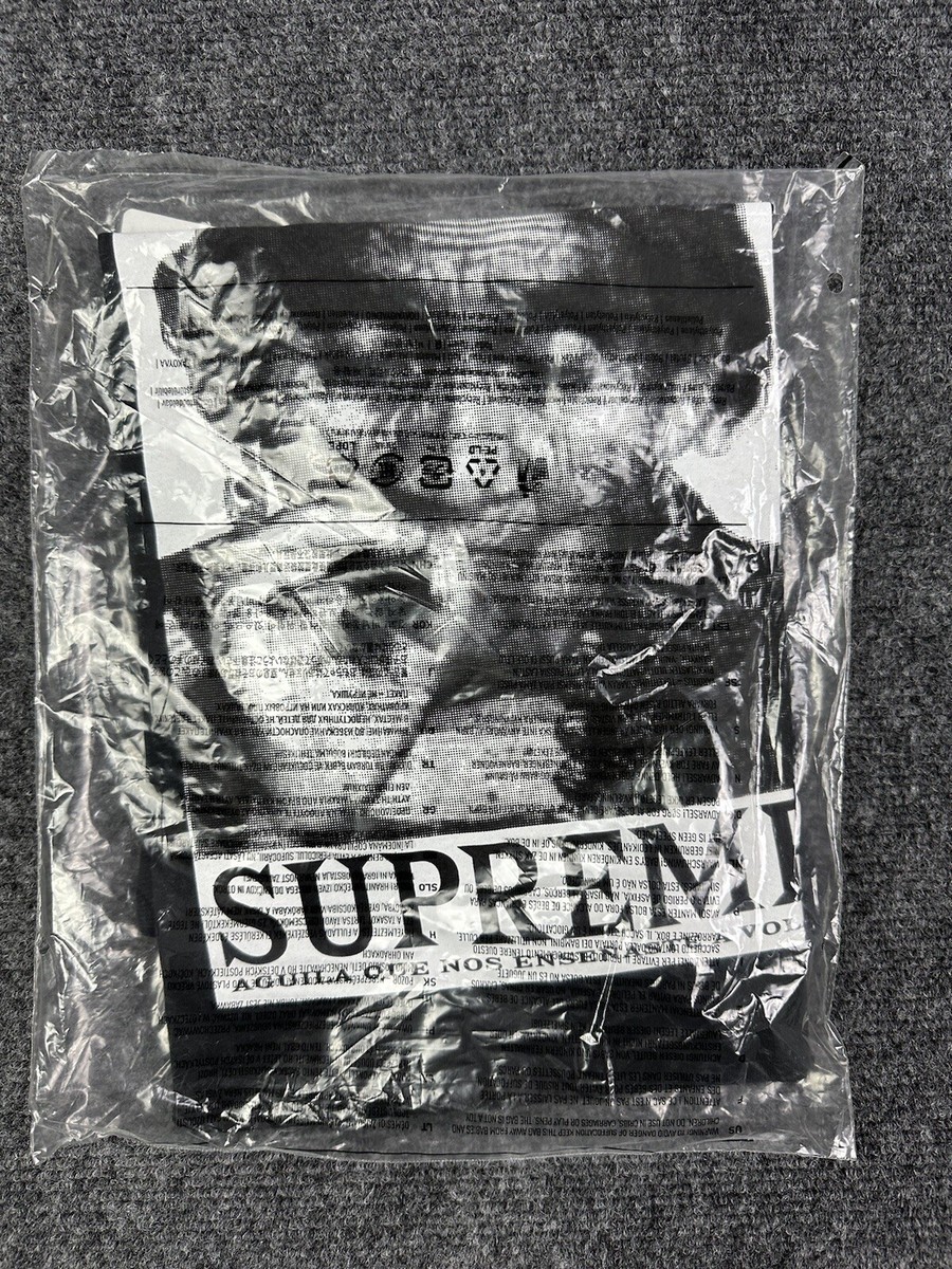 Supreme Aguila Tee Black Size Small FW19T26 New With Tag | eBay