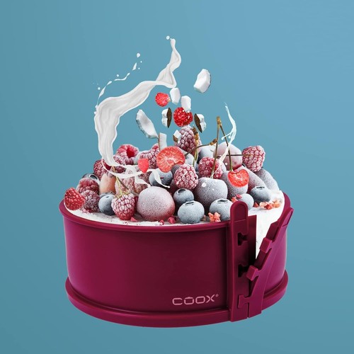 coox Springform mit Porzellanboden ⌀ 18 cm in Dunkelrot