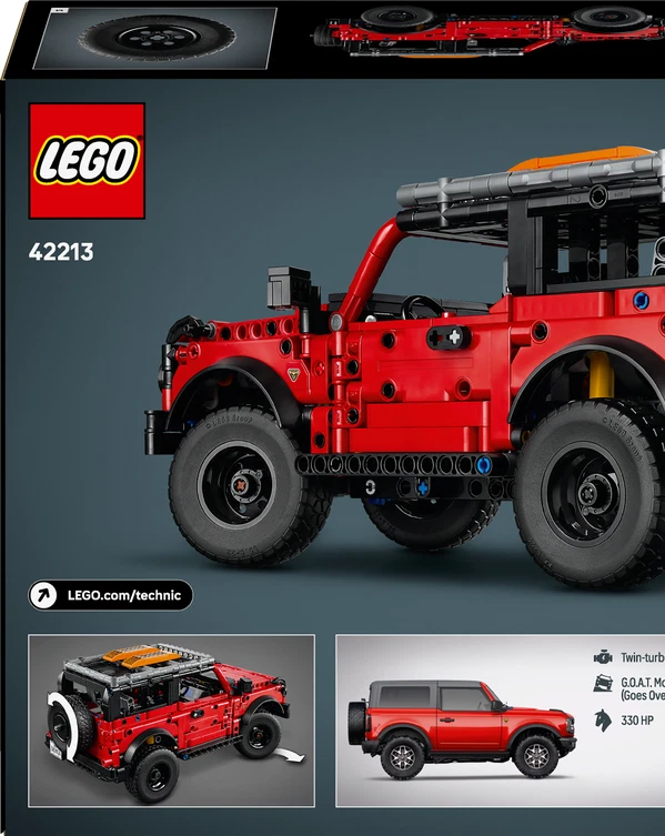 LEGO Technic 42213 Ford Bronco SUV 943 pcs Toy Building Kit - Image 4 of 4