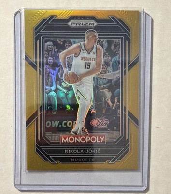 2022-23 Panini Prizm Monopoly - Nikola Jokić #22 Gold Prizm /49