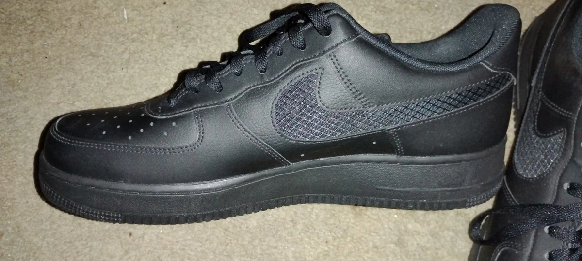 Nike Air Force 1 Low Triple Black Ripstop for Sale | Authenticity