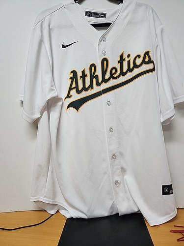 Oakland A’s Athletics White Nike Authentic Home Jersey Size XL Blank