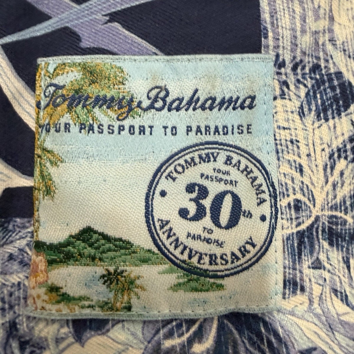 Tommy Bahama Special Edition 30th Anniversary Passport To Paradise Shirt Mens 2X View 3
