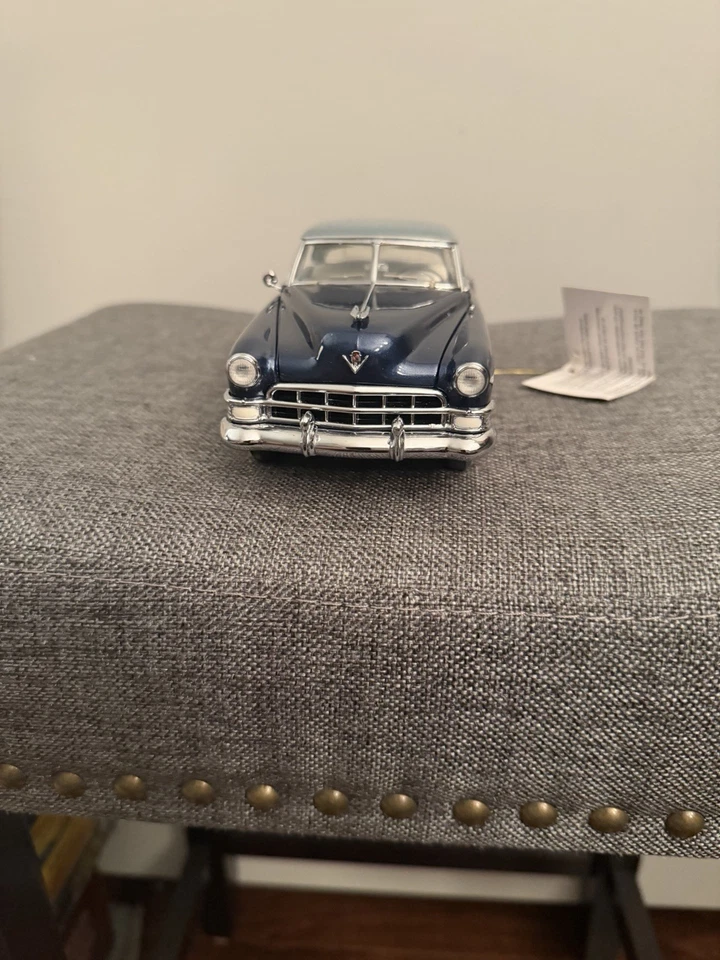 Cadillac Coupe De Ville 1949 diecast escala 1/24 Franklin como nuevo azul oscuro Foto 2 de 4